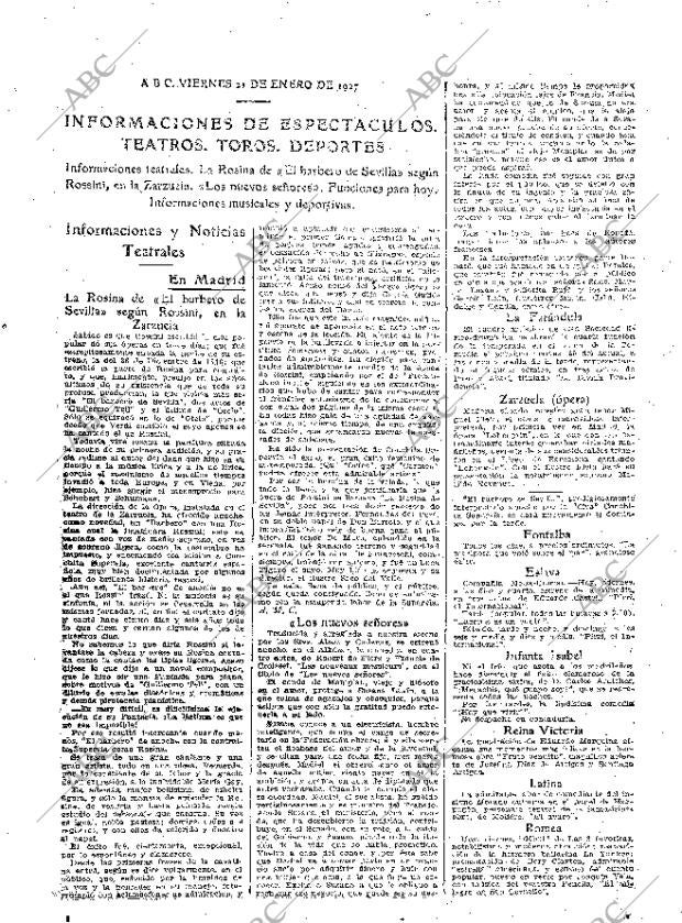 ABC MADRID 21-01-1927 página 26