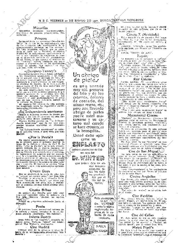 ABC MADRID 21-01-1927 página 27