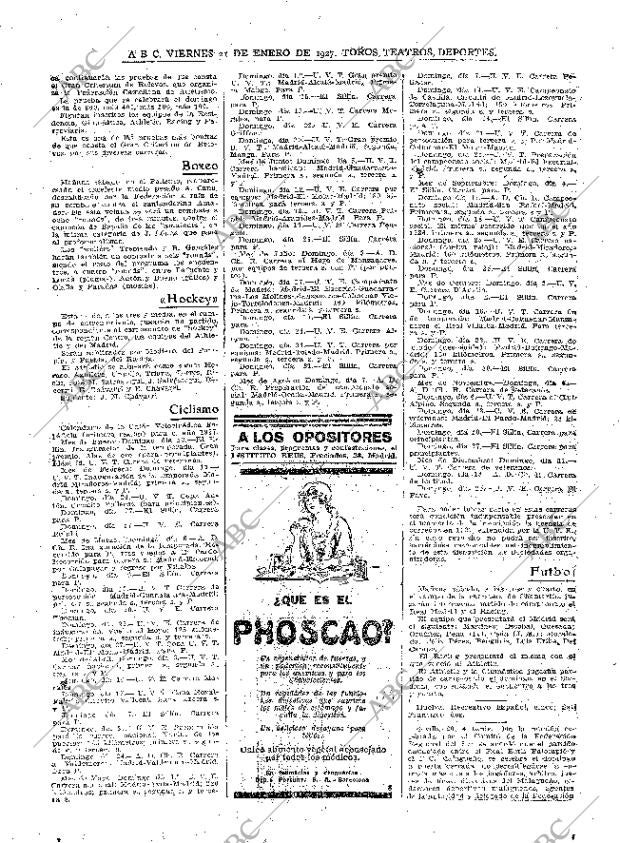 ABC MADRID 21-01-1927 página 29