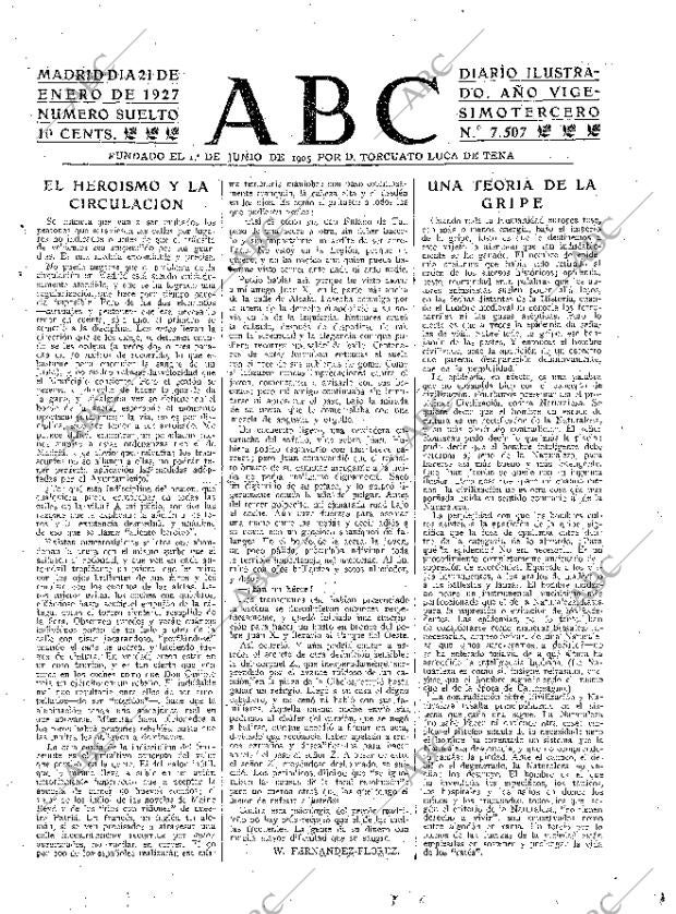 ABC MADRID 21-01-1927 página 3