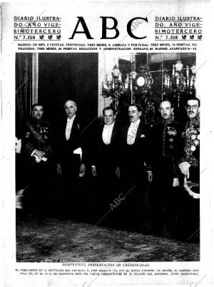 ABC MADRID 22-01-1927 página 1