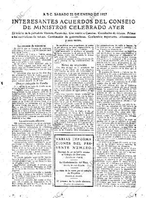 ABC MADRID 22-01-1927 página 15