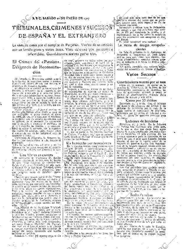 ABC MADRID 22-01-1927 página 23
