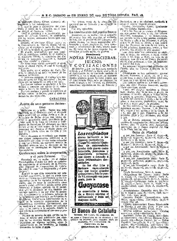 ABC MADRID 22-01-1927 página 28
