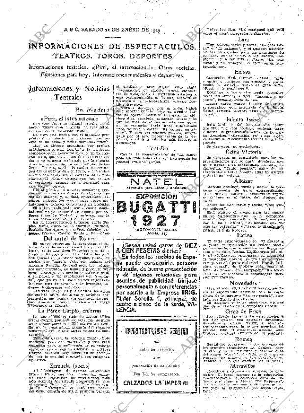 ABC MADRID 22-01-1927 página 34
