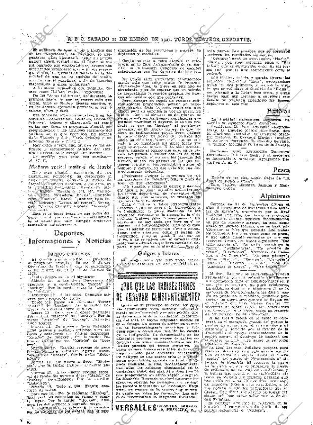 ABC MADRID 22-01-1927 página 38