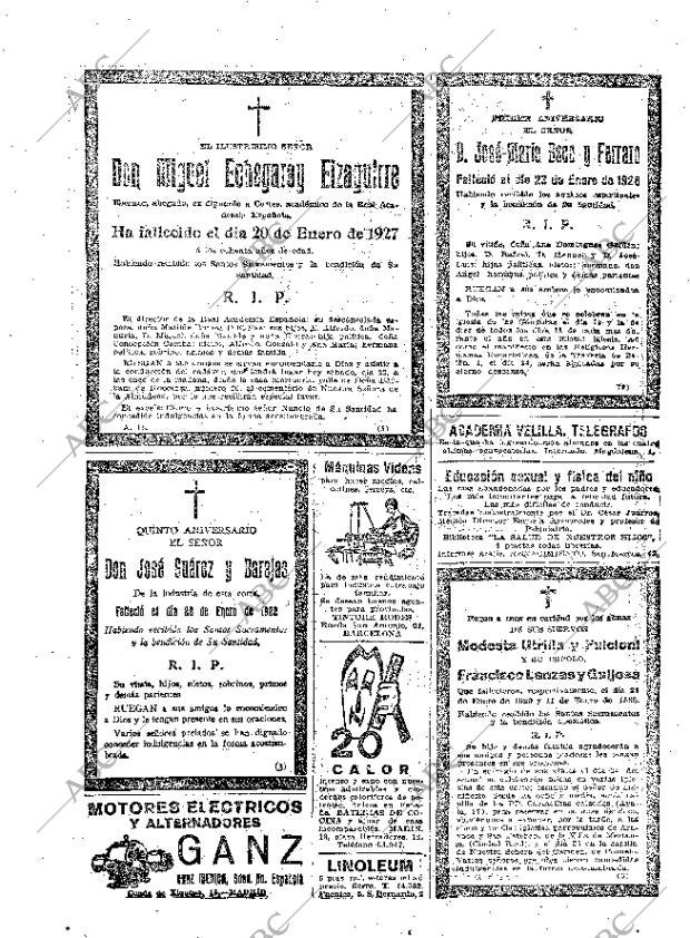 ABC MADRID 22-01-1927 página 42