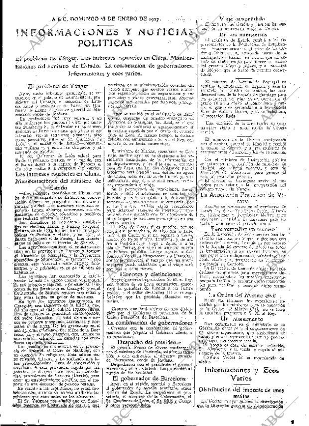 ABC MADRID 23-01-1927 página 11