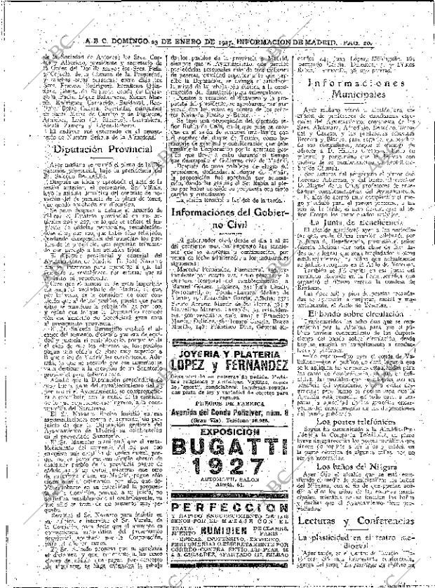 ABC MADRID 23-01-1927 página 14