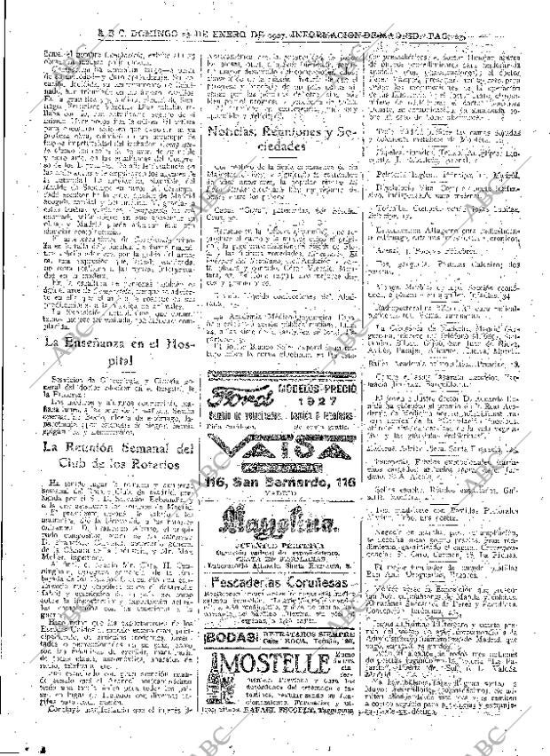 ABC MADRID 23-01-1927 página 17