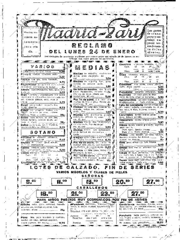ABC MADRID 23-01-1927 página 22