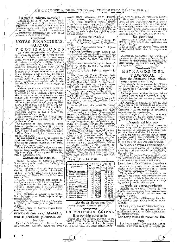 ABC MADRID 23-01-1927 página 25