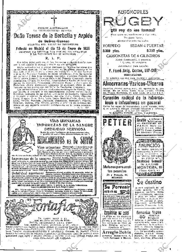 ABC MADRID 23-01-1927 página 37