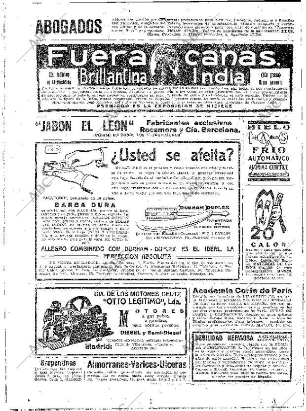 ABC MADRID 30-01-1927 página 2