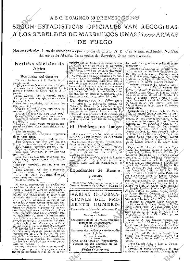 ABC MADRID 30-01-1927 página 31