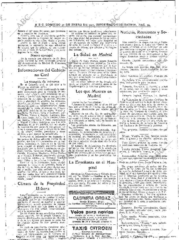 ABC MADRID 30-01-1927 página 42