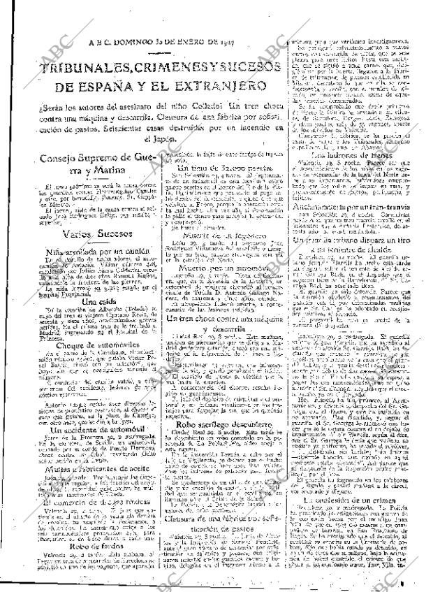 ABC MADRID 30-01-1927 página 43