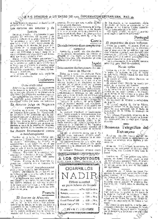 ABC MADRID 30-01-1927 página 53