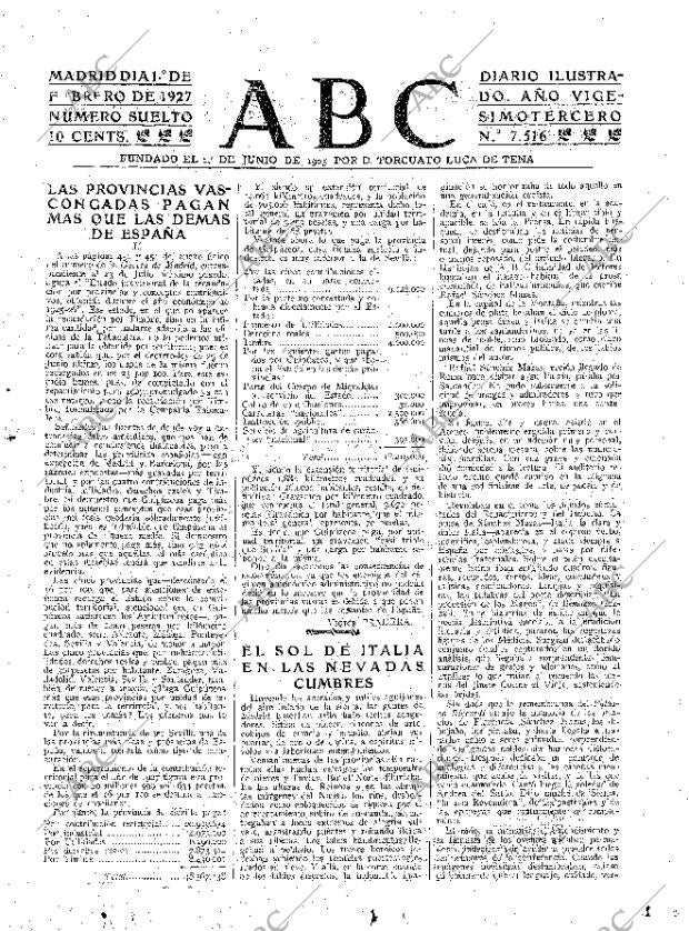 ABC MADRID 01-02-1927 página 3