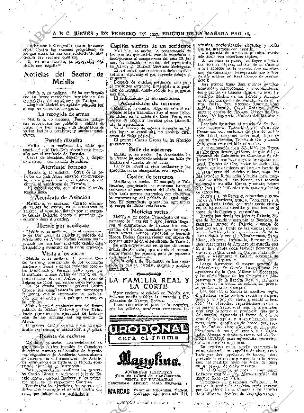 ABC MADRID 03-02-1927 página 18