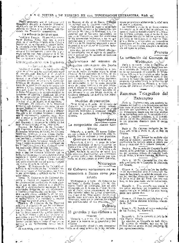 ABC MADRID 03-02-1927 página 27