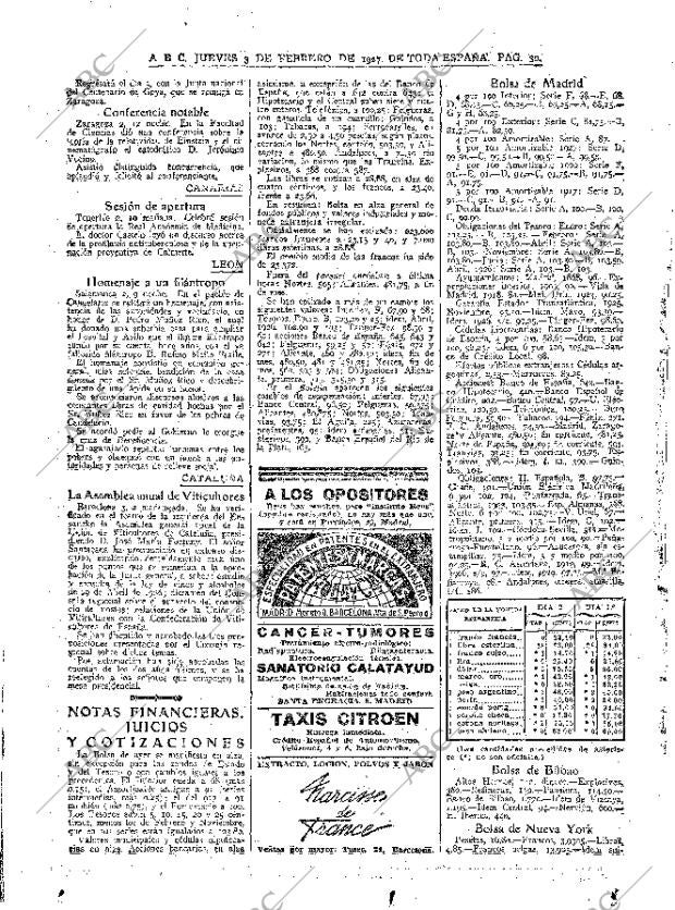 ABC MADRID 03-02-1927 página 30