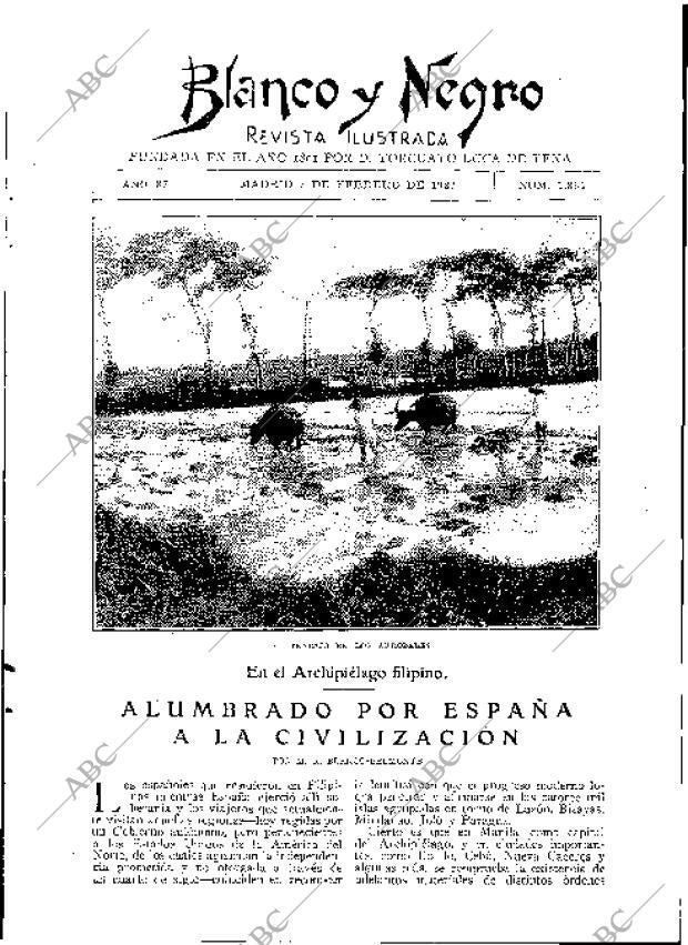 BLANCO Y NEGRO MADRID 06-02-1927 página 3