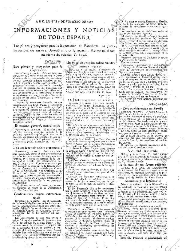 ABC MADRID 07-02-1927 página 25