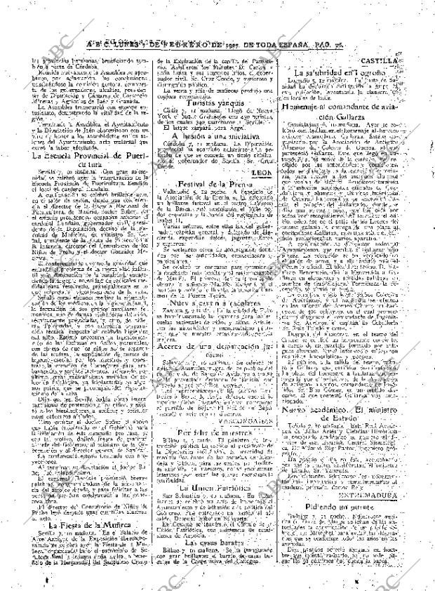 ABC MADRID 07-02-1927 página 26