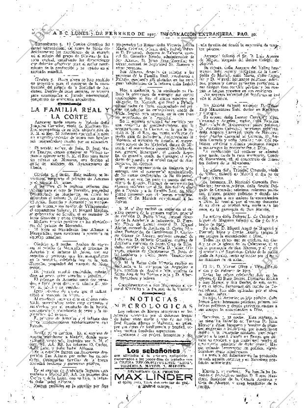 ABC MADRID 07-02-1927 página 30