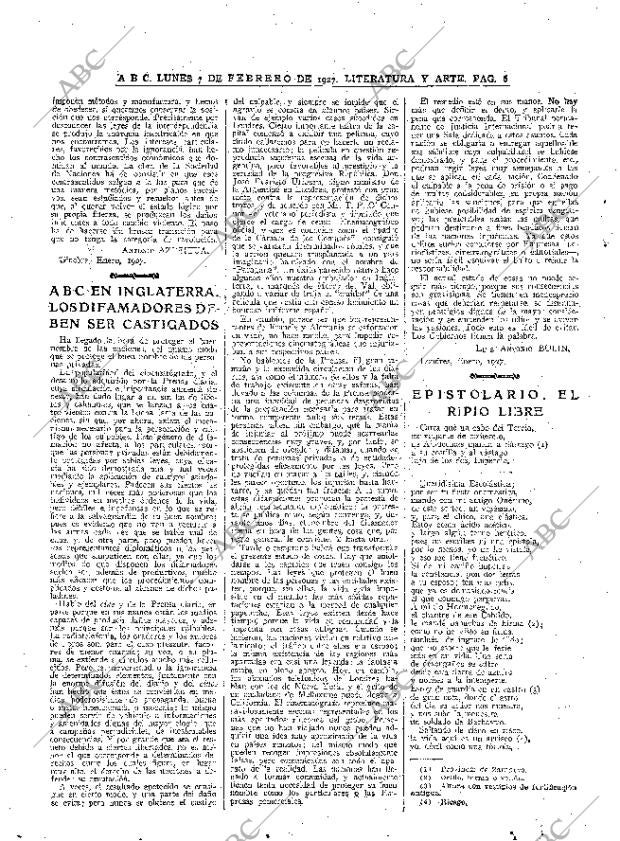 ABC MADRID 07-02-1927 página 6