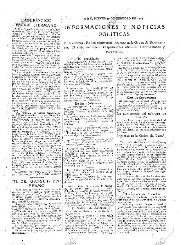 ABC MADRID 10-02-1927 página 17