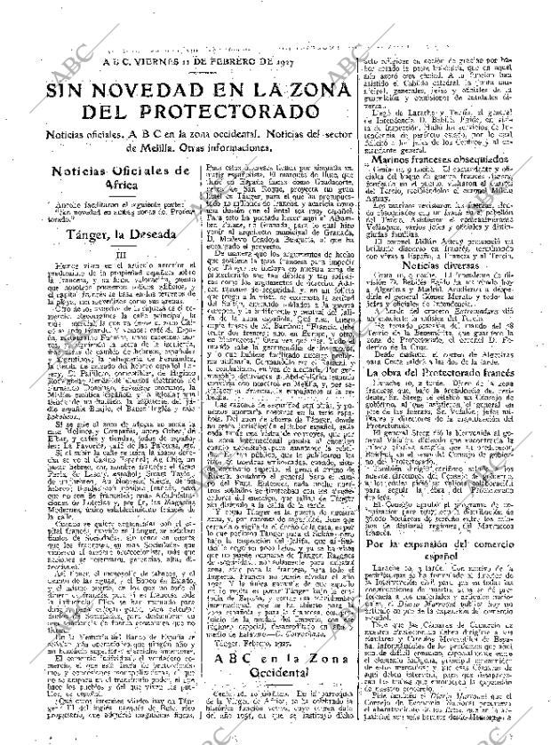 ABC MADRID 11-02-1927 página 15