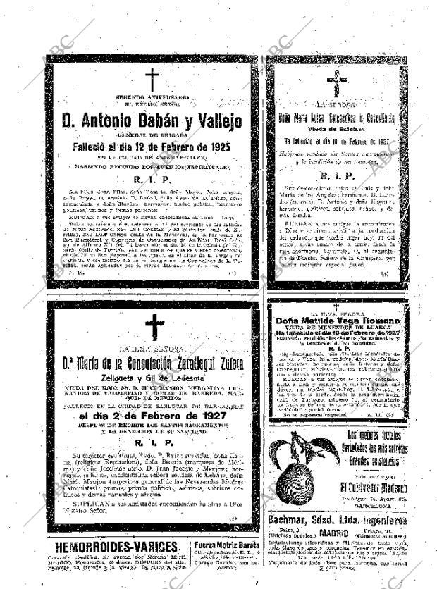 ABC MADRID 11-02-1927 página 36