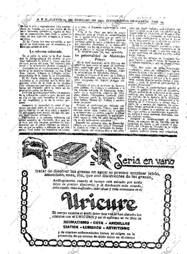 ABC MADRID 17-02-1927 página 24