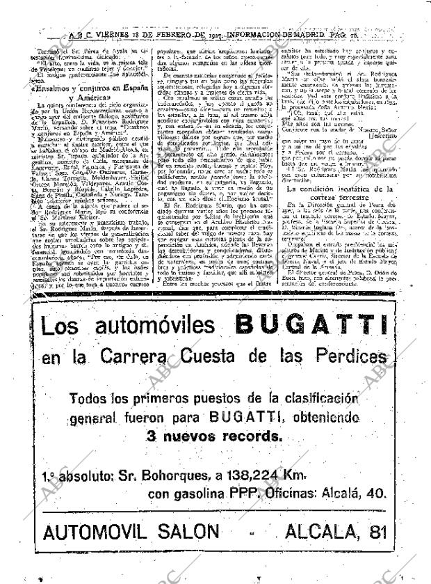 ABC MADRID 18-02-1927 página 16