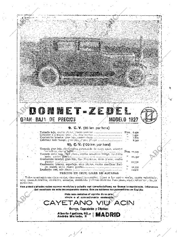 ABC MADRID 18-02-1927 página 2