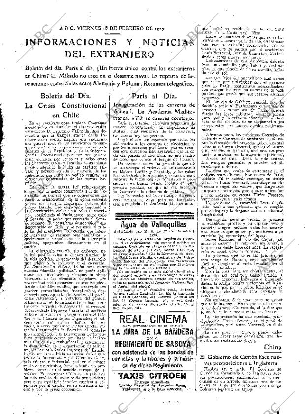 ABC MADRID 18-02-1927 página 23