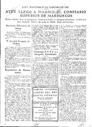 ABC MADRID 27-02-1927 página 31