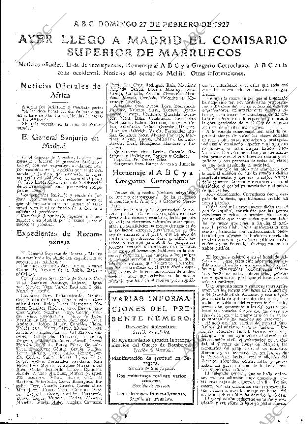 ABC MADRID 27-02-1927 página 31