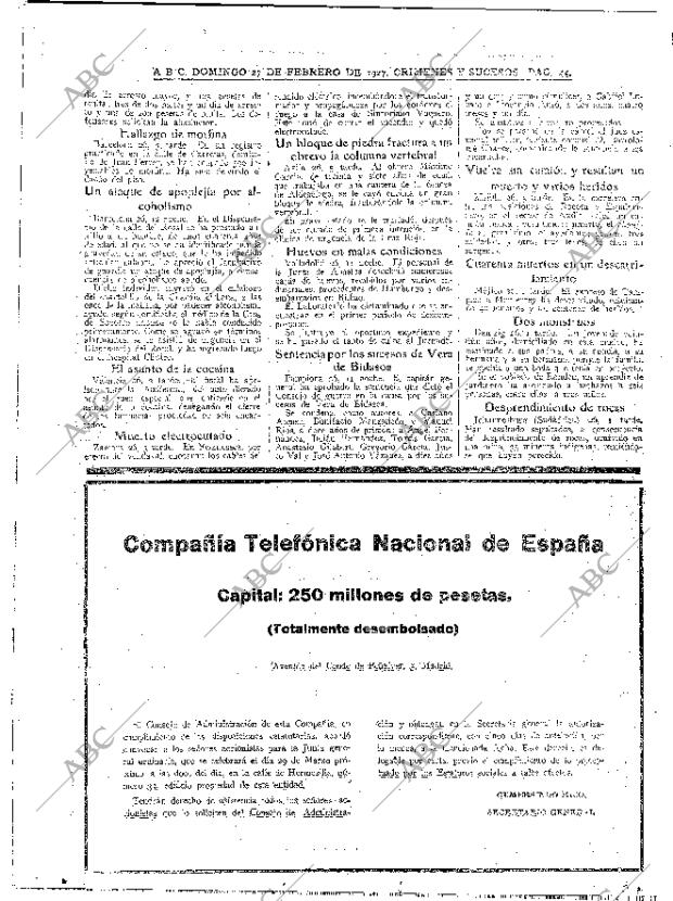 ABC MADRID 27-02-1927 página 44
