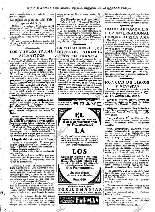 ABC MADRID 08-03-1927 página 20