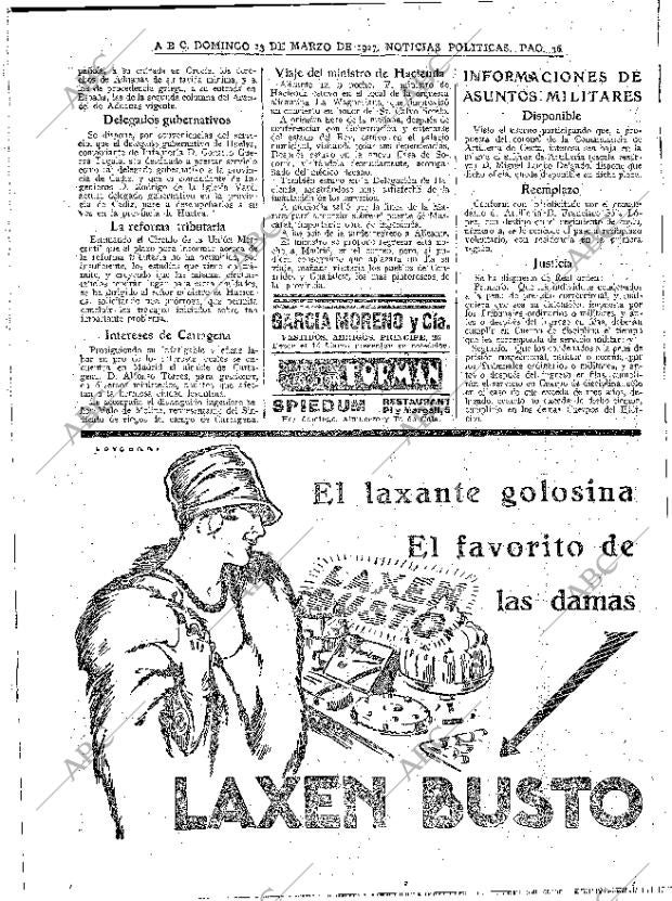 ABC MADRID 13-03-1927 página 40