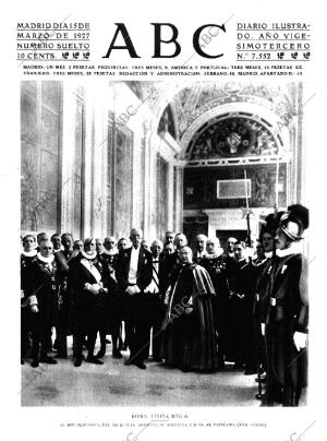 ABC MADRID 15-03-1927 página 1
