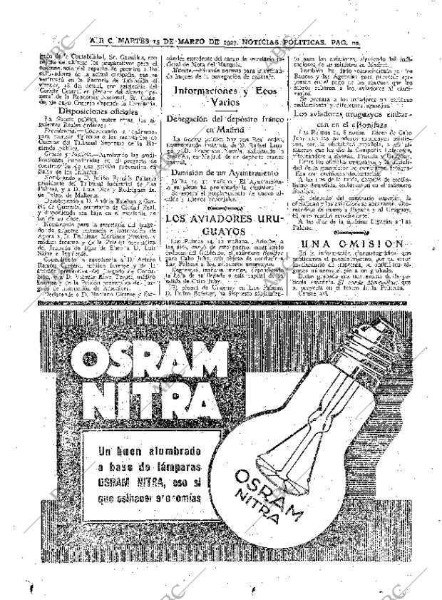 ABC MADRID 15-03-1927 página 20
