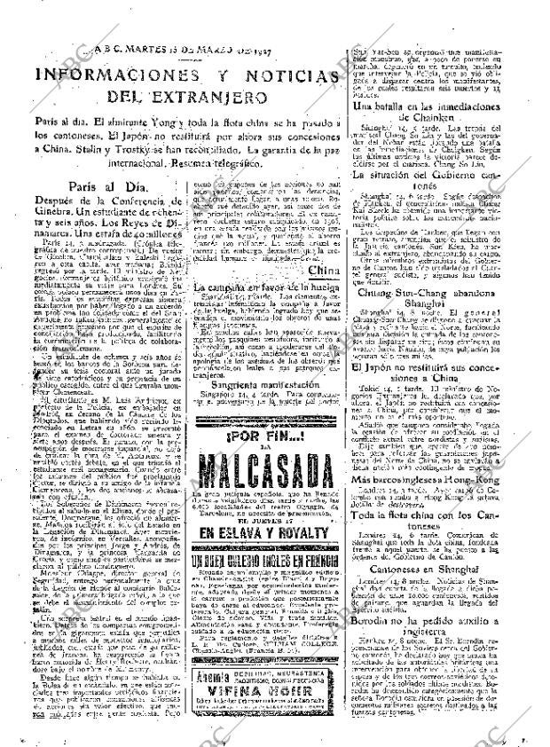 ABC MADRID 15-03-1927 página 33