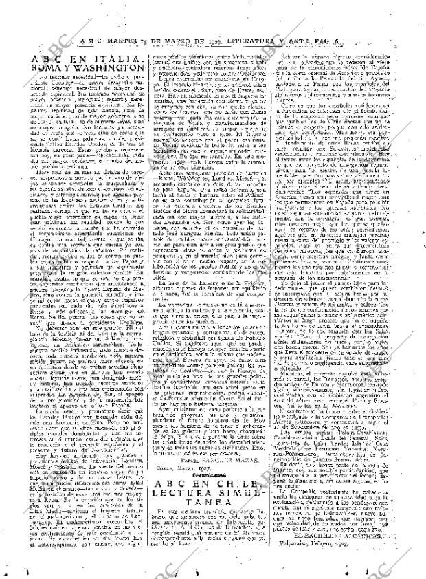 ABC MADRID 15-03-1927 página 6