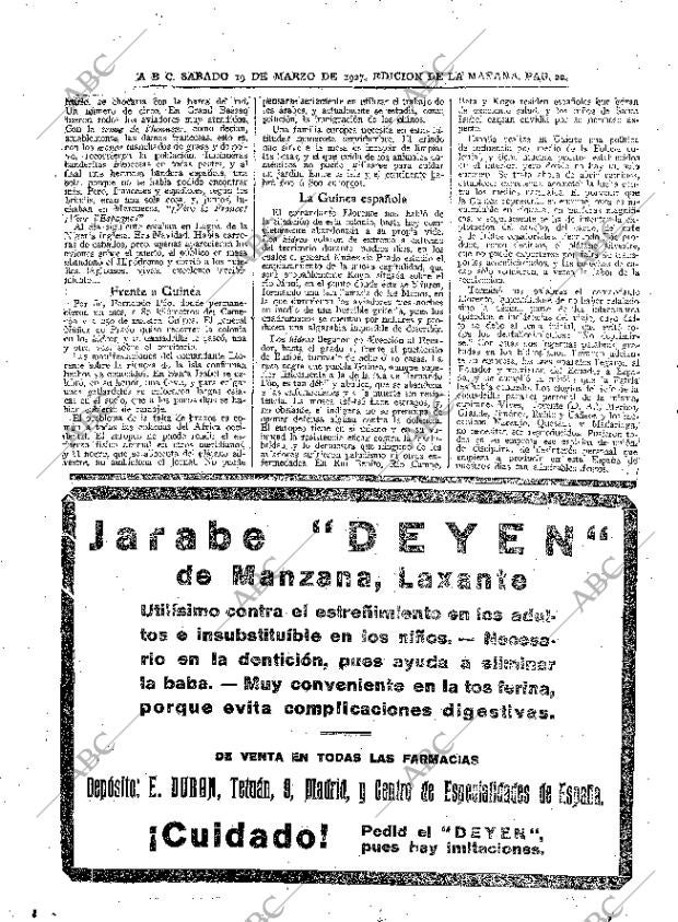 ABC MADRID 19-03-1927 página 20