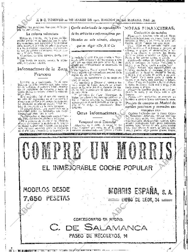 ABC MADRID 20-03-1927 página 34