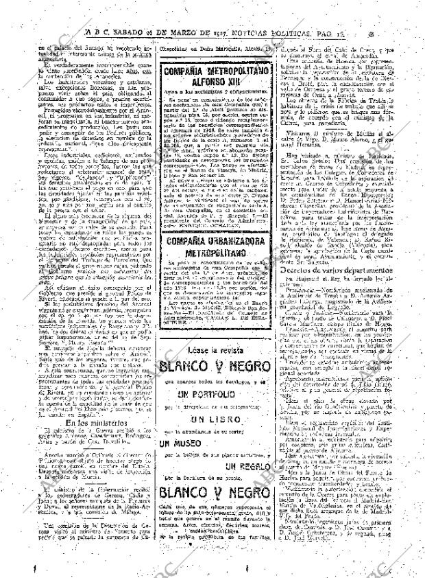 ABC MADRID 26-03-1927 página 16